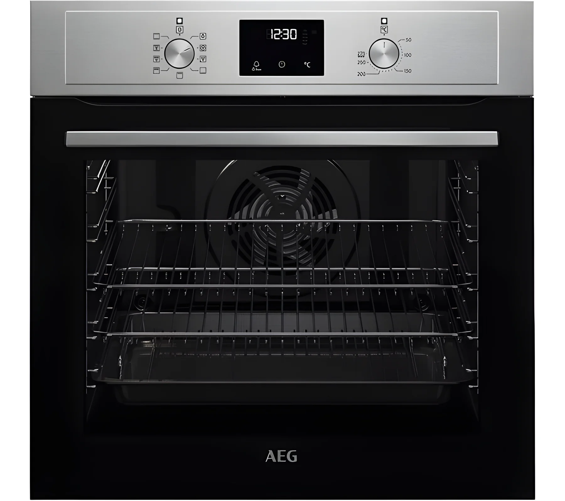 AEG BEX335011M - Stainless Steel Single Oven - 72L - A Energy