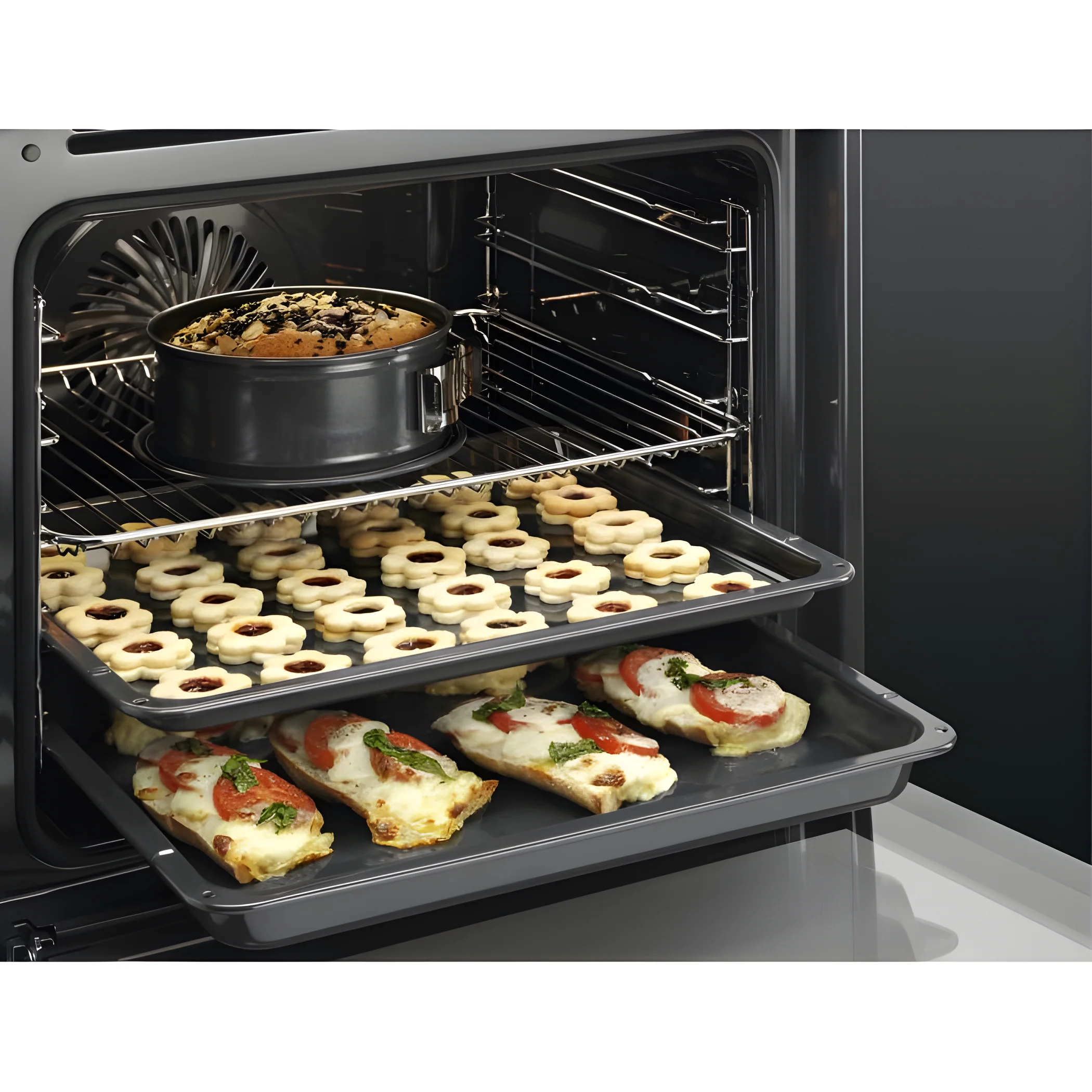 AEG BEX535A61B - Black Built in Electric Single Oven - Aqua cleaning - A+ energy - Image 5