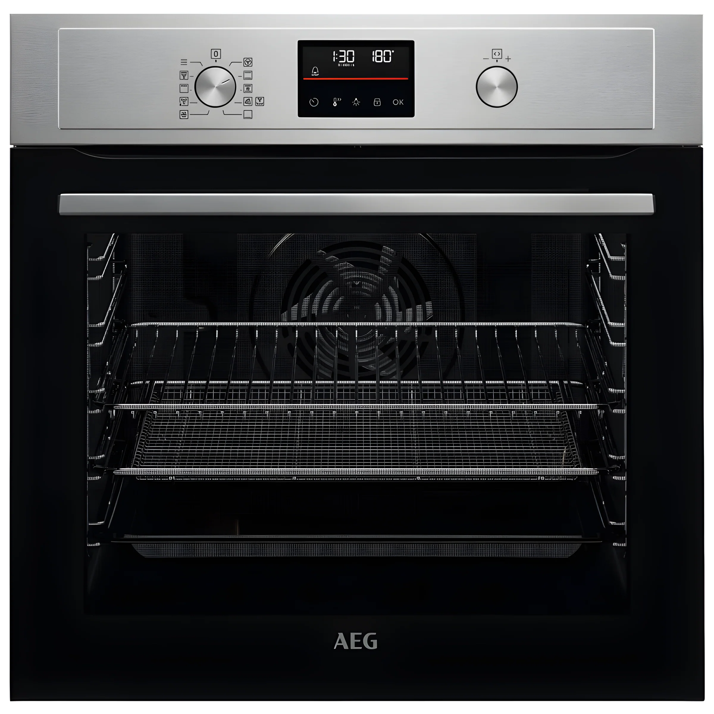 AEG BPX535A61M - Stainless steel Built in Electric Single Oven - AirFry - Pyrolytic cleaning - A+ energy