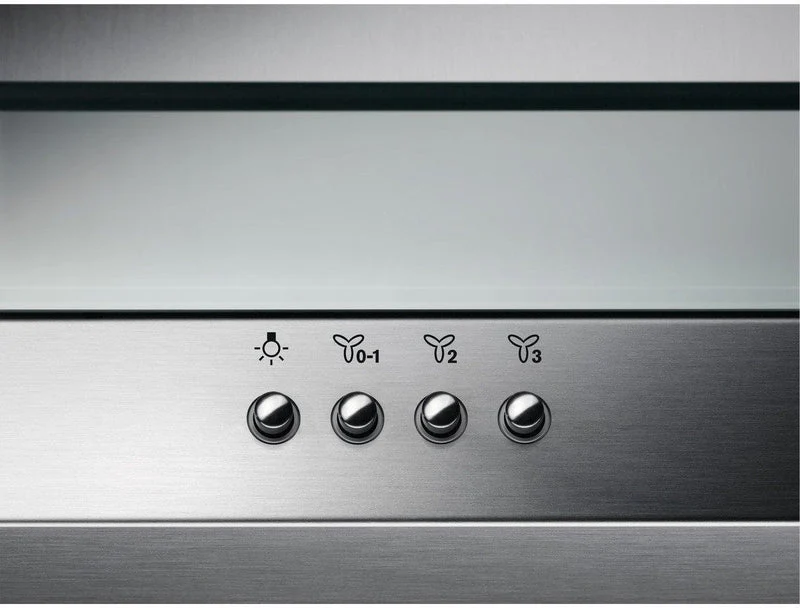 AEG DTB3954M - Stainless Steel/Glass Chimney Hood - 90cm Wide - C Energy Rated - Image 2