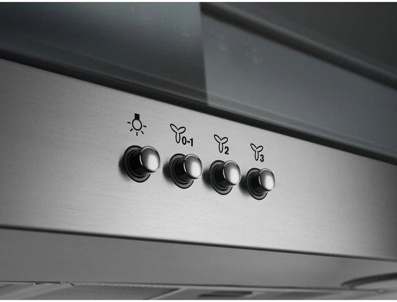 AEG DTB3954M - Stainless Steel/Glass Chimney Hood - 90cm Wide - C Energy Rated - Image 3