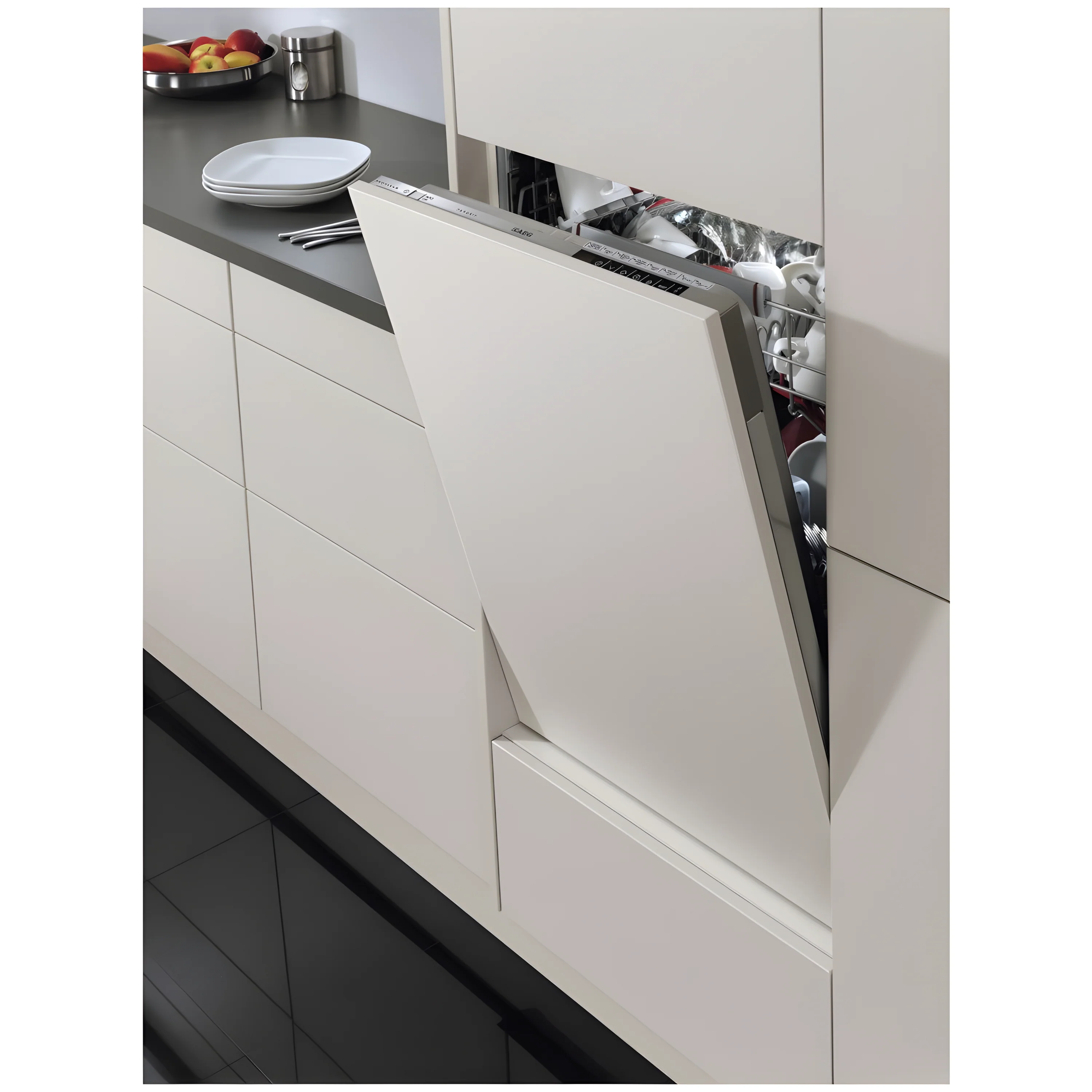 AEG FSB53647Z - White Dishwasher - 13 Place Settings - D Energy - Image 2