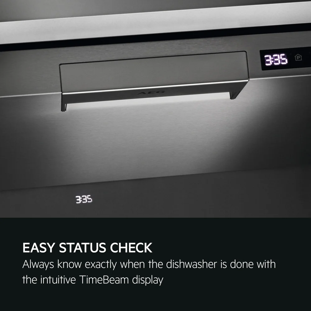 AEG FSE77738P - Black Integrated Dishwasher - 14 Place Settings - A Energy Rated - Image 2