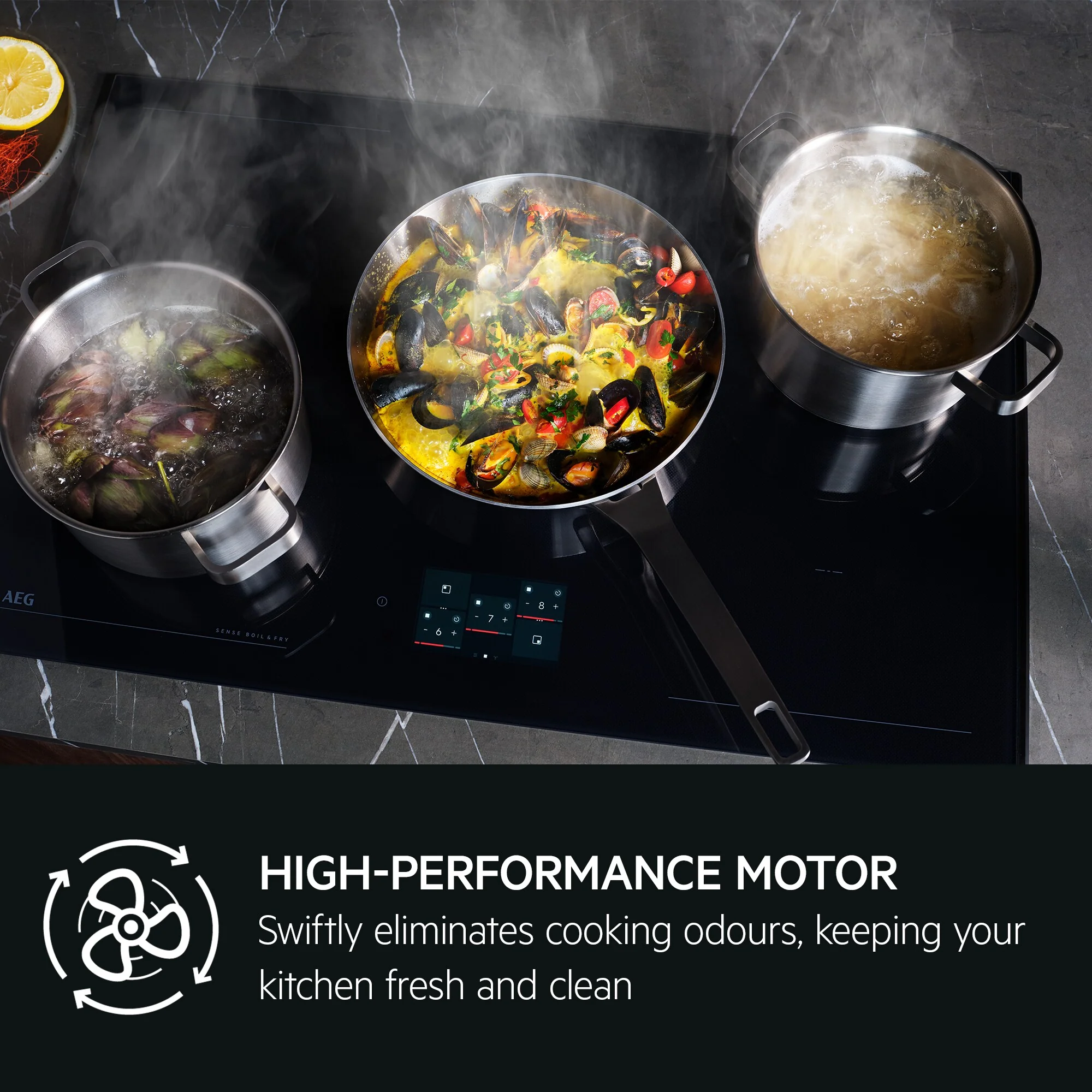 AEG GDE682HM - Stainless steel Integrated Integrated Extractor Hood - A+ energy - Image 8