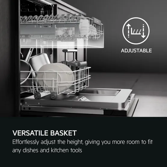 AEG GT6200B2SNM - Semi Integrated 14 Place Setting Dishwasher - 44 dB - B Energy - Image 13