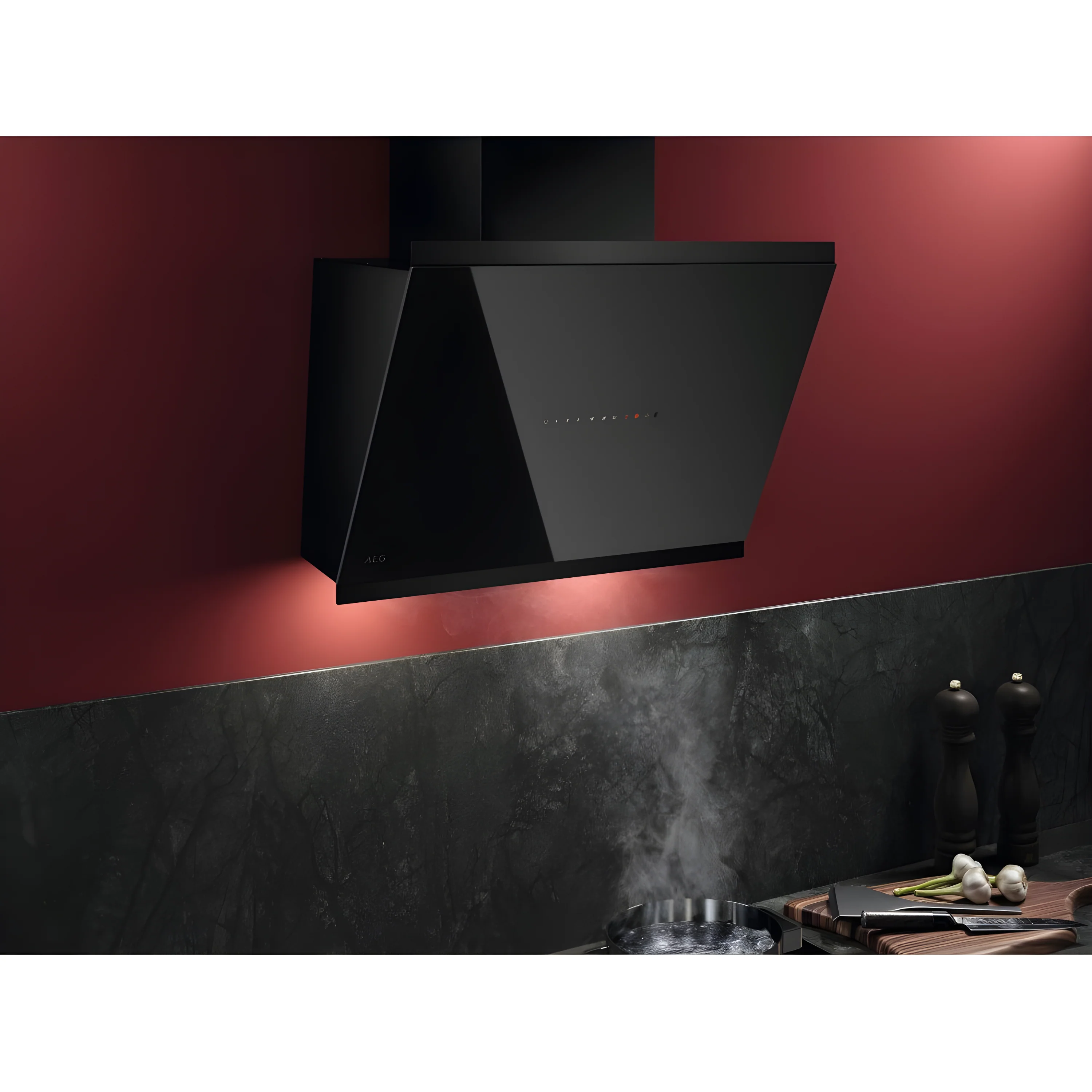 AEG GV77D61SB - Black Chimney Cooker Hood - 60cm - A+ Energy - Image 3