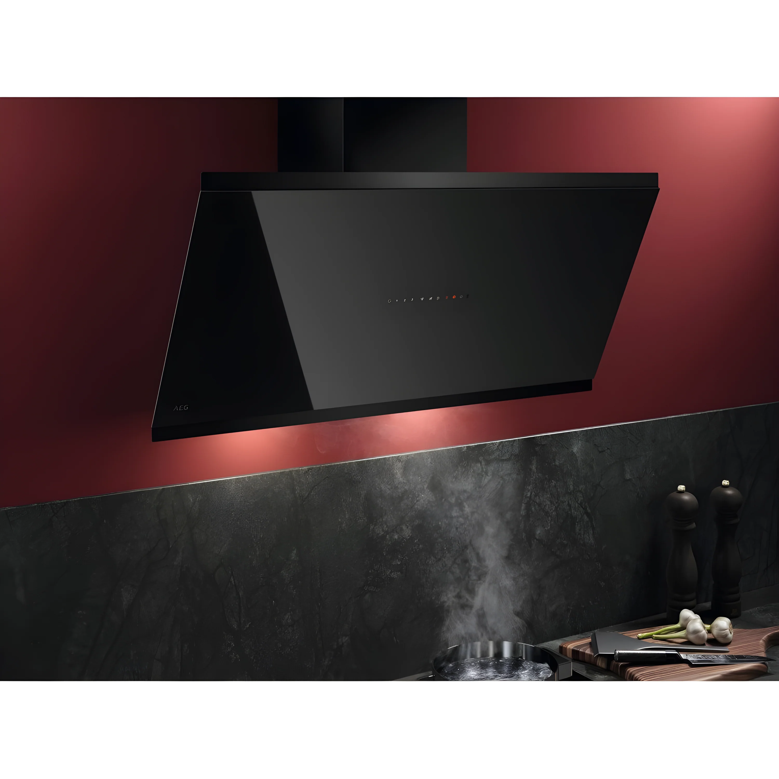 AEG GV77D91SB - Black 90cm Chimney Cooker Hood - A+ Energy Rated - Image 3