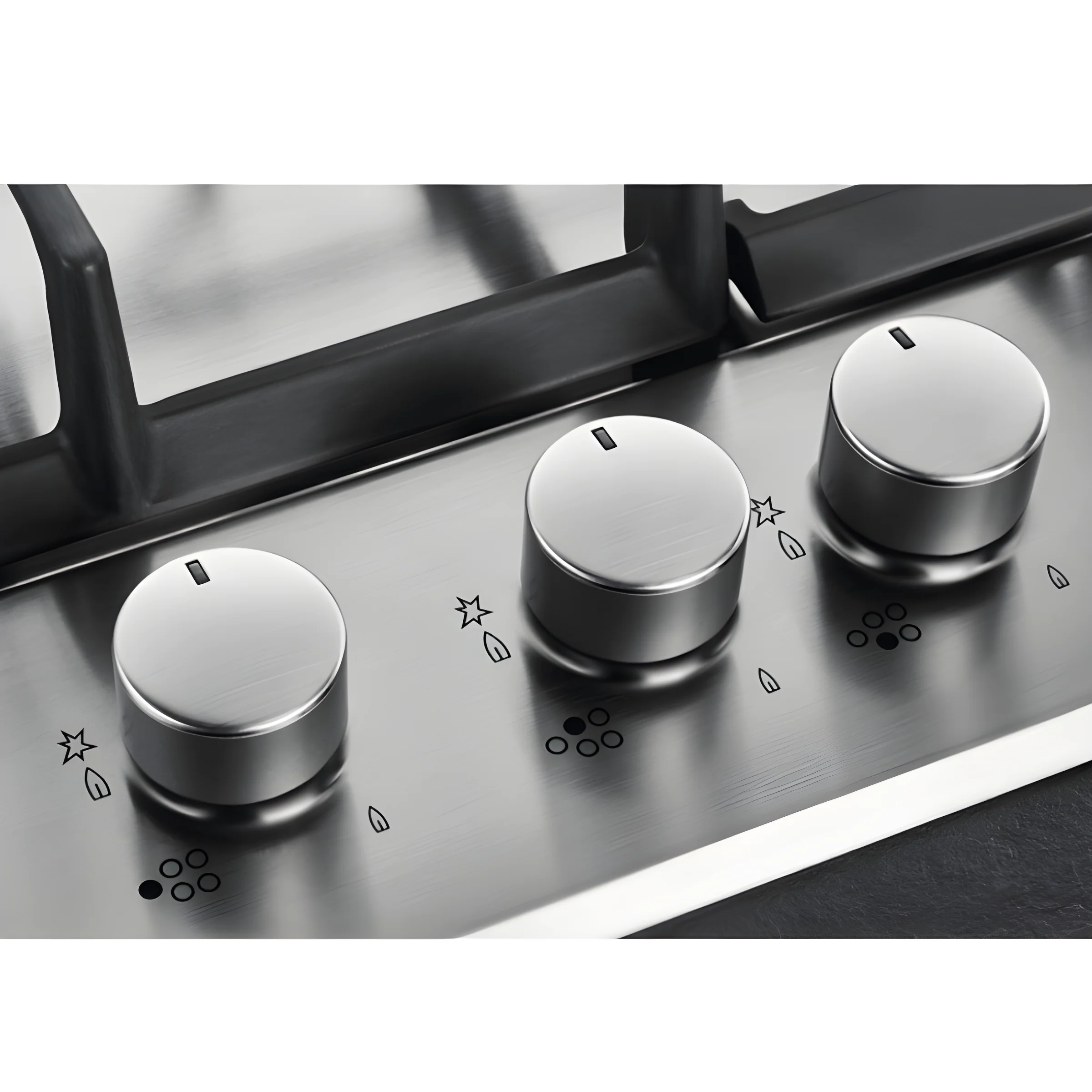 AEG HGB75400SM - Stainless steel 5 Zone Gas Hob - Image 2