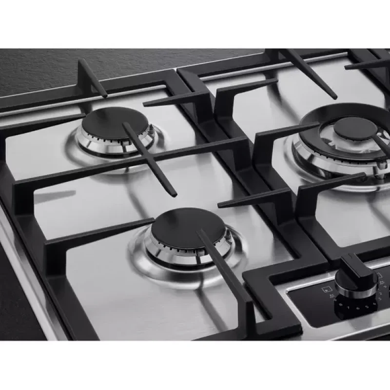 AEG HGB75420YM - Stainless steel 5 Zone Gas Hob - Image 4
