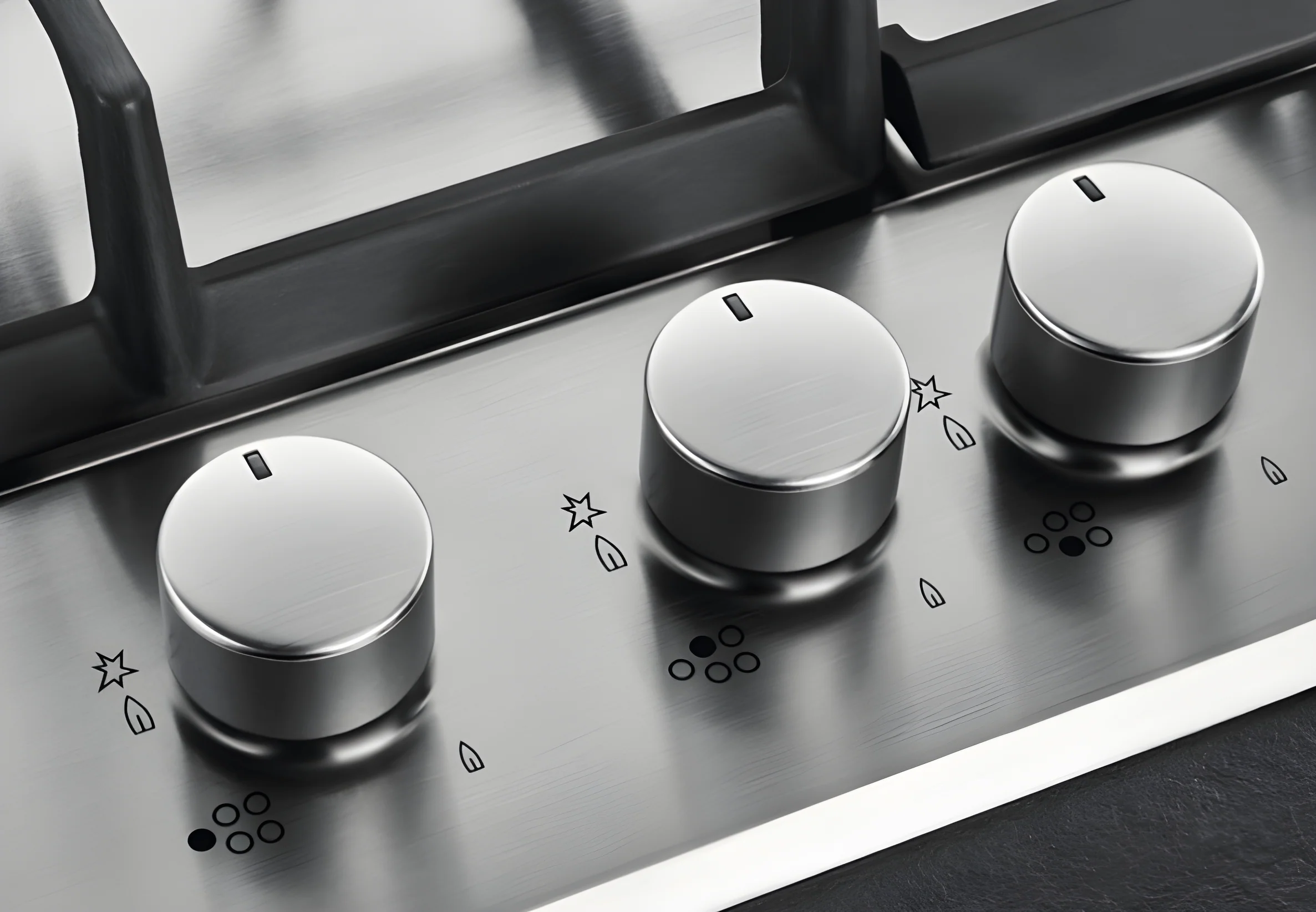 AEG HGB75500SM - Stainless steel 5 Zone Gas Hob - Image 3