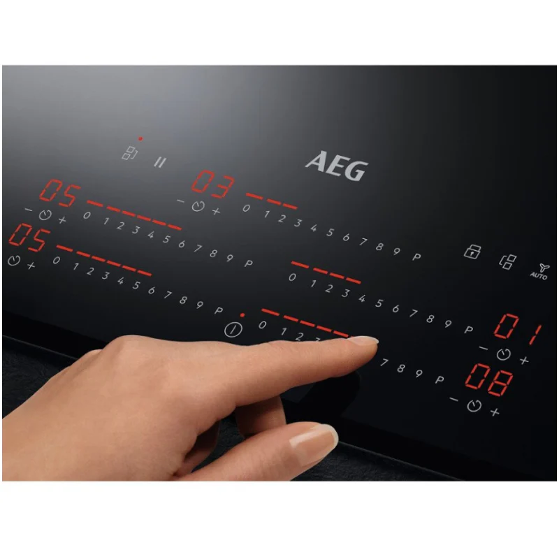 AEG IKE95751FB - 5 Zone Induction Hob - Black - Image 3