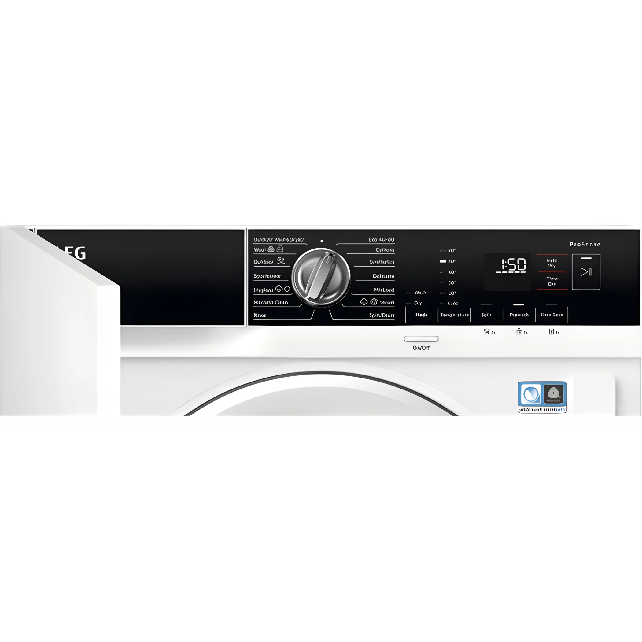 AEG L7WE74634BI - Integrated 7KG/4KG Washer Dryer - 1600 RPM - D energy - Image 2