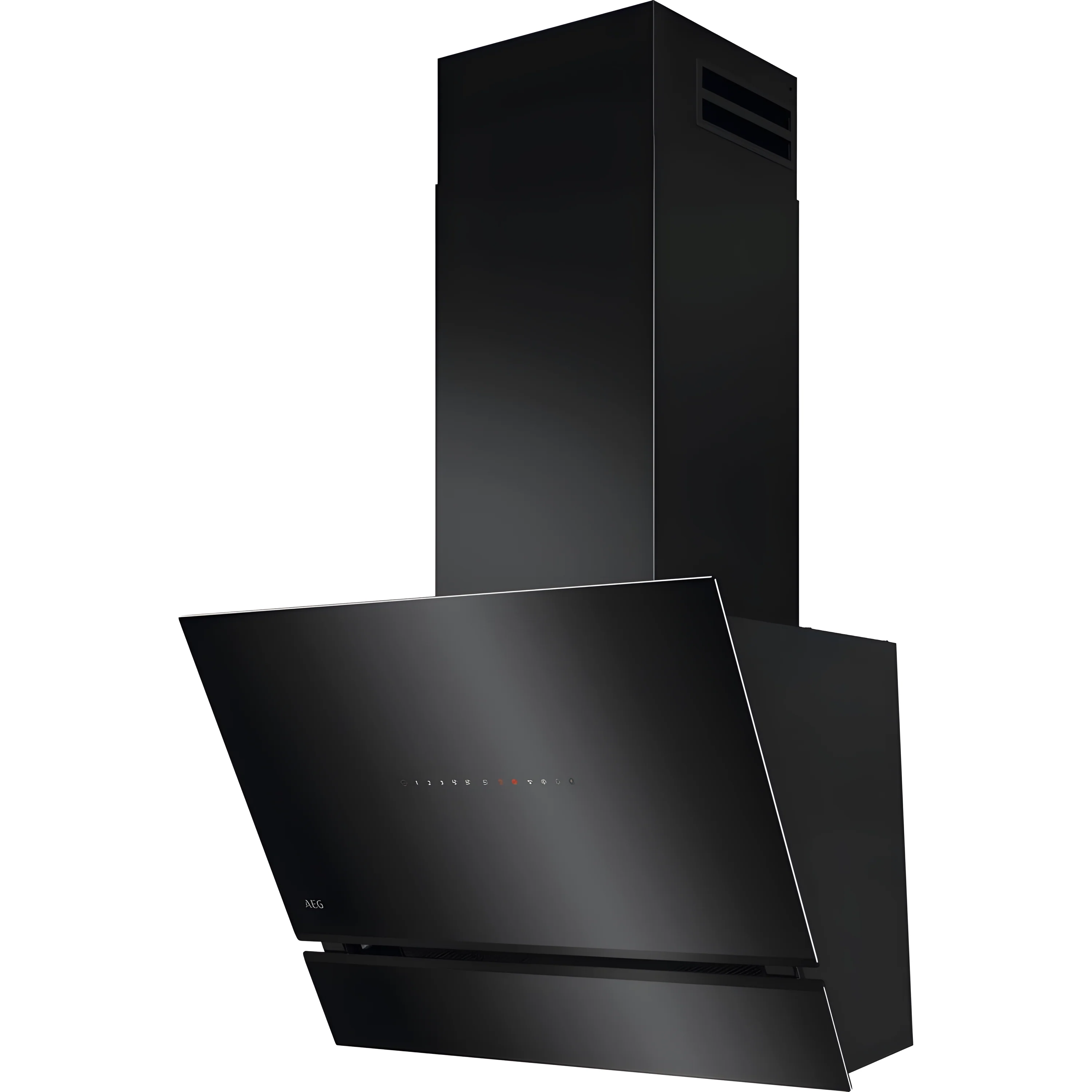 AEG NDV8761CB - Black Chimney Cooker Hood - 760m³/h - A+ Energy Rating