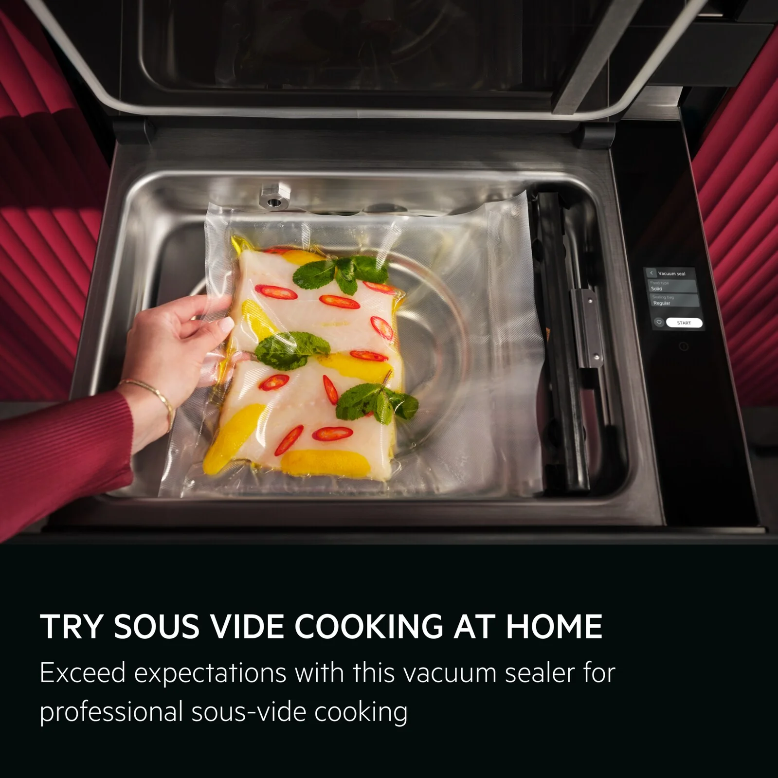 AEG NKV914B - Black Warming Drawer - 8L Capacity - Image 3