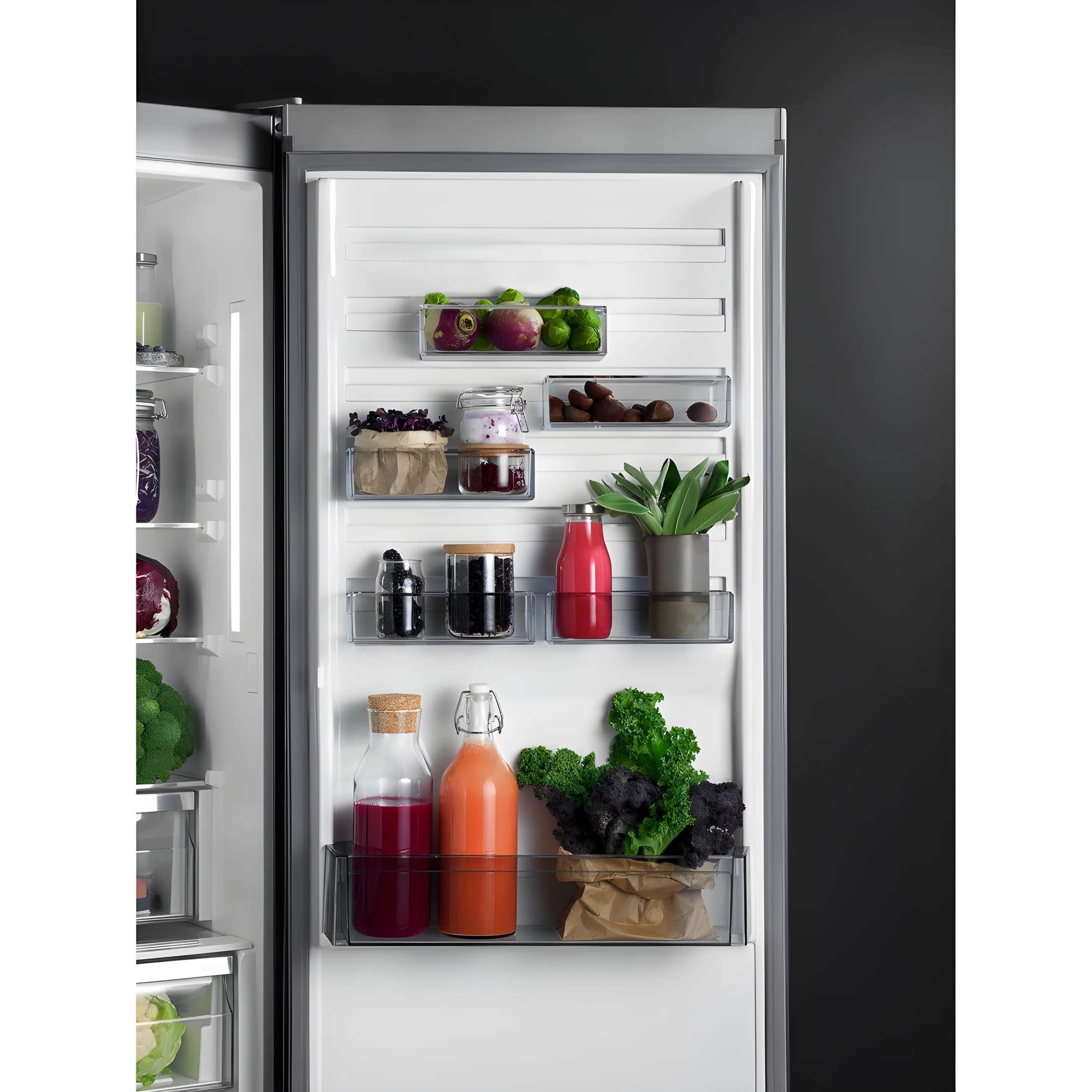 AEG OSC6M191ES - White Integrated Fridge Freezer - 207L/62L - E Energy - Image 3