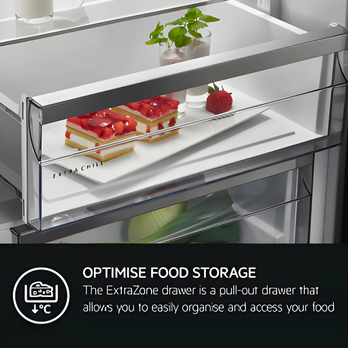 AEG OSC7C191ES - Fully Integrated Fridge Freezer - 207L Fridge / 62L Freezer - E Energy - Image 4