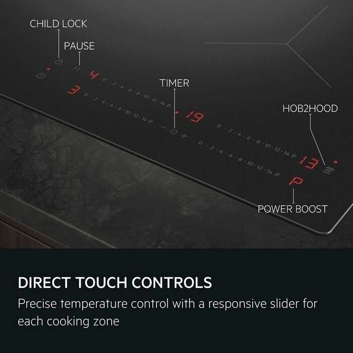AEG SO64IA0SIB - Black Induction Hob - 4 Zones - Image 3
