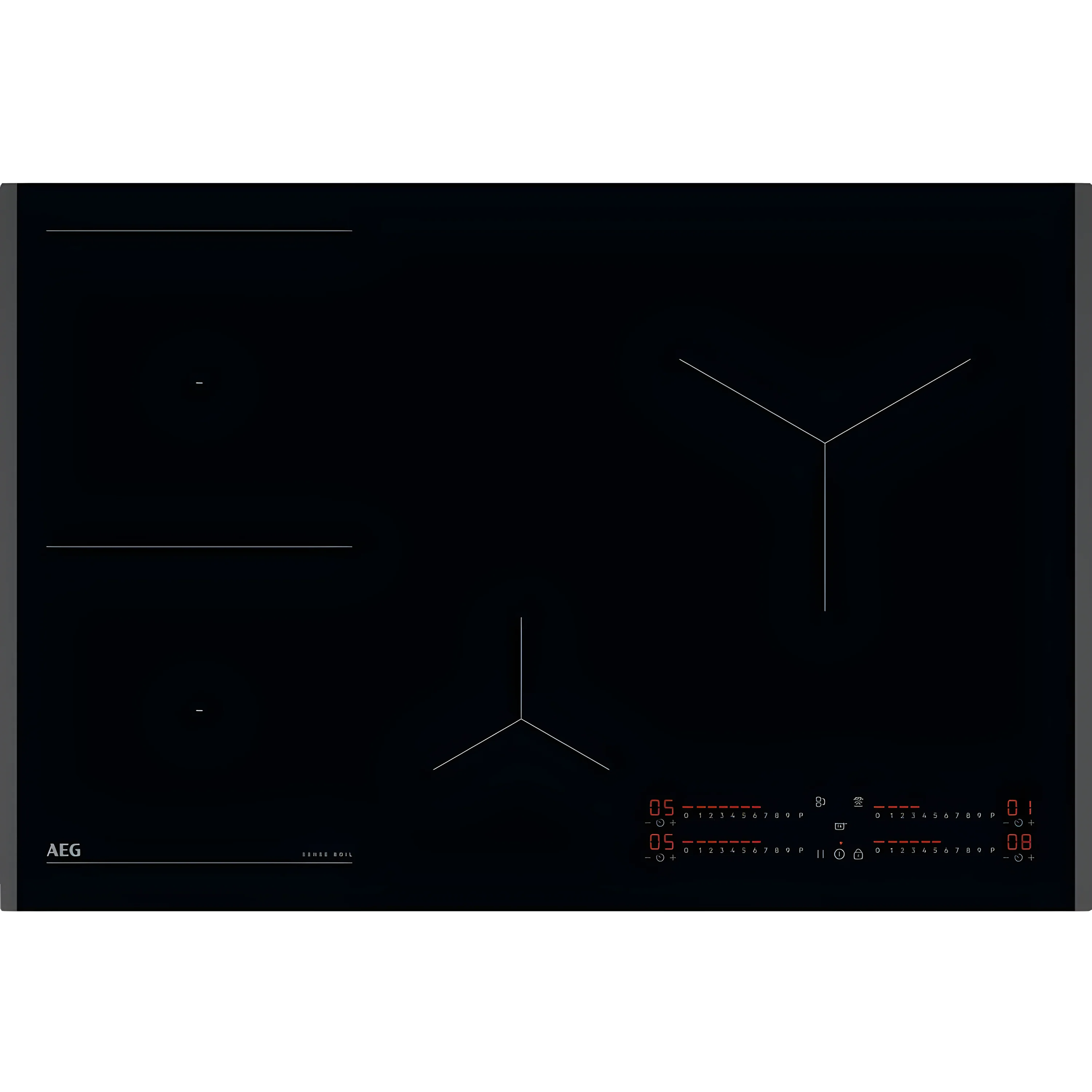 AEG TI84IB10FB - Black 78cm Induction Hob - 4 Zones