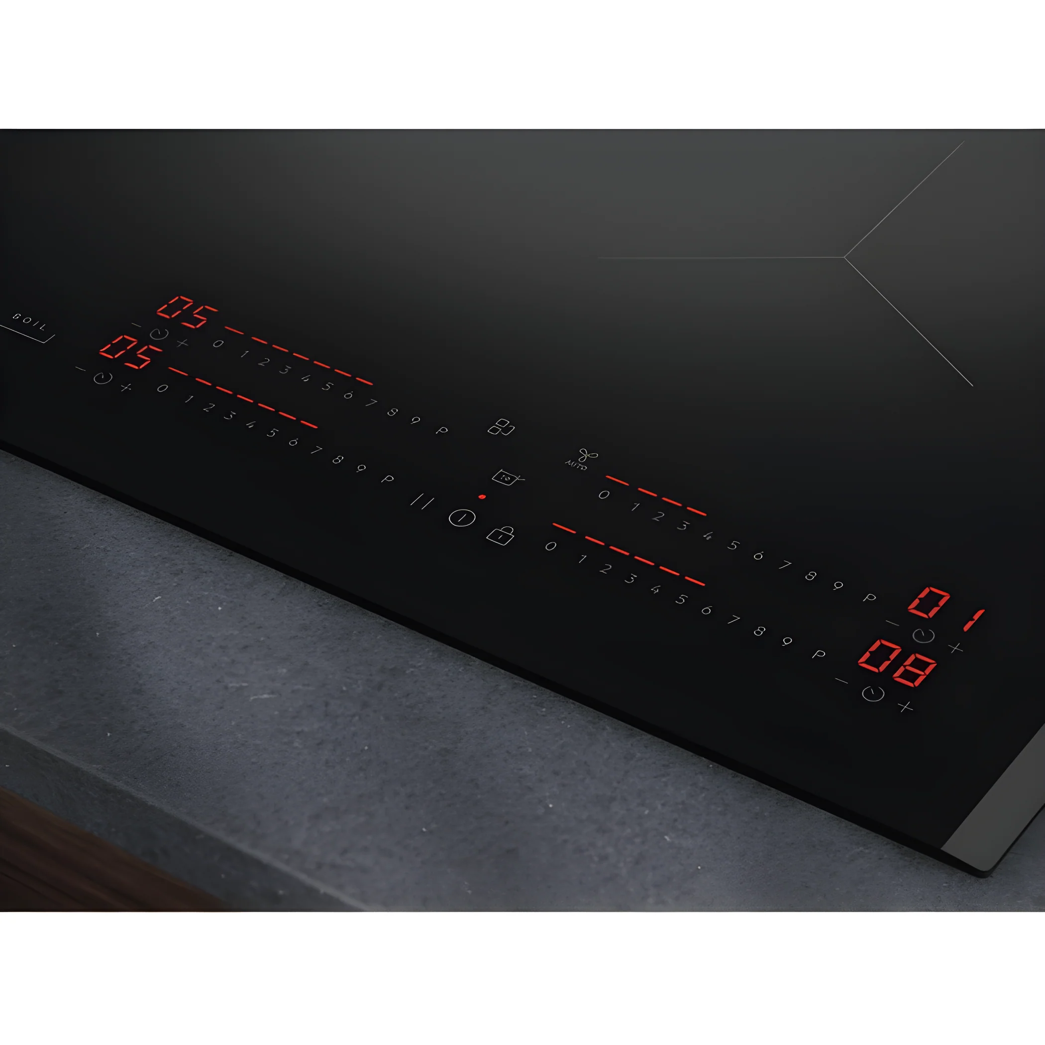 AEG TI84IB10FB - Black 78cm Induction Hob - 4 Zones - Image 3
