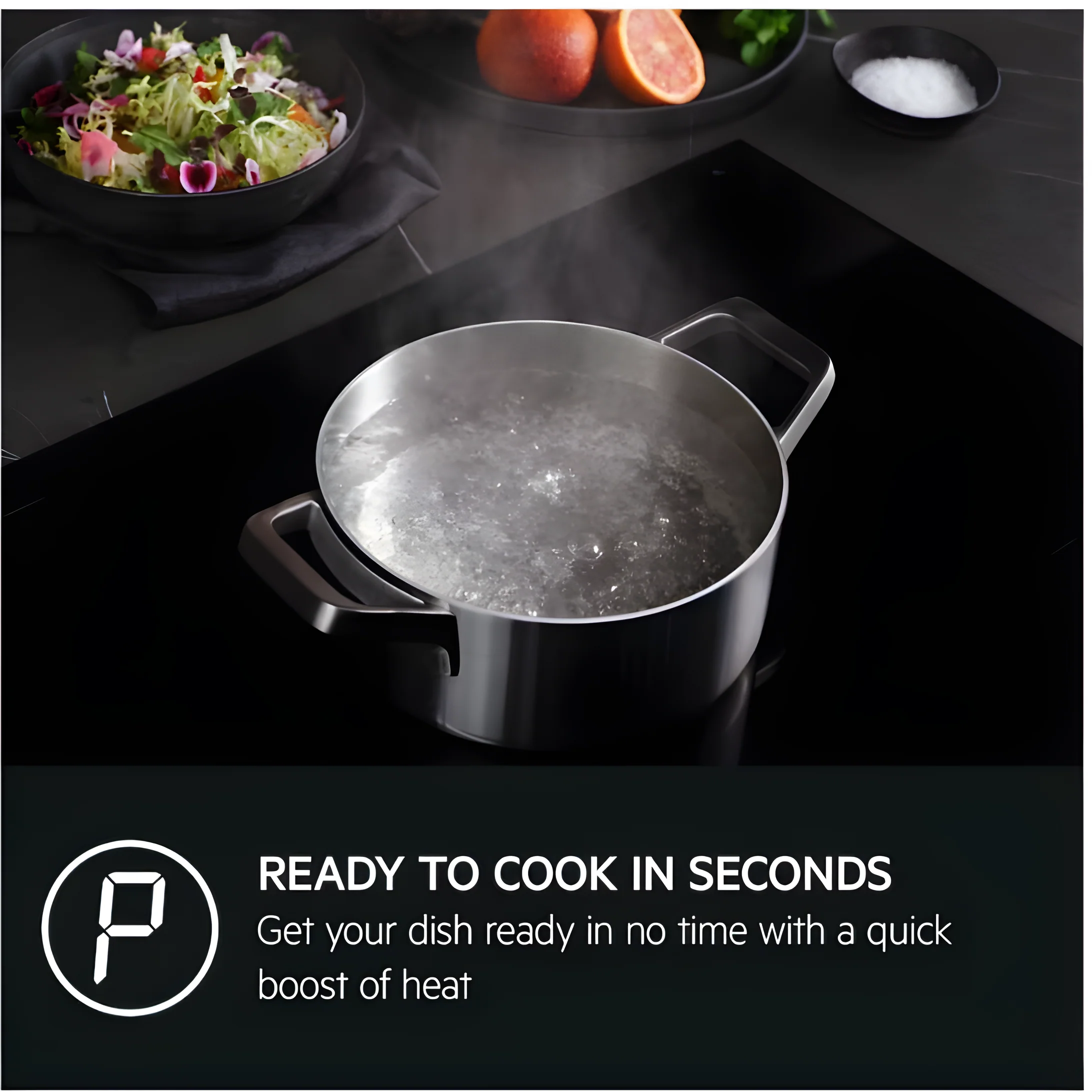 AEG TK95IN00FB - Black Induction Hob - 91cm - 5 Zones - Image 2