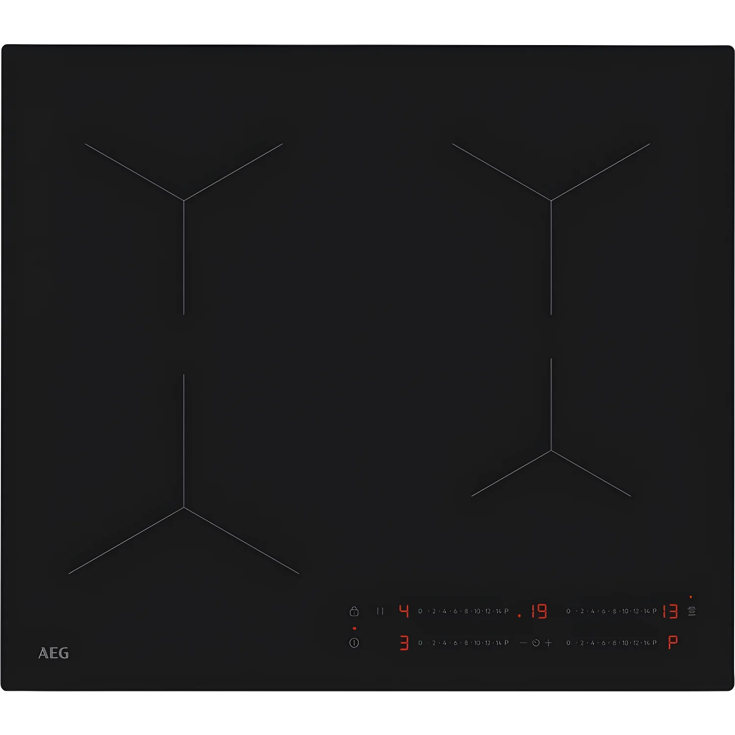 AEG TO64IA00IT - Black 4 Zone Induction Hob - 60cm
