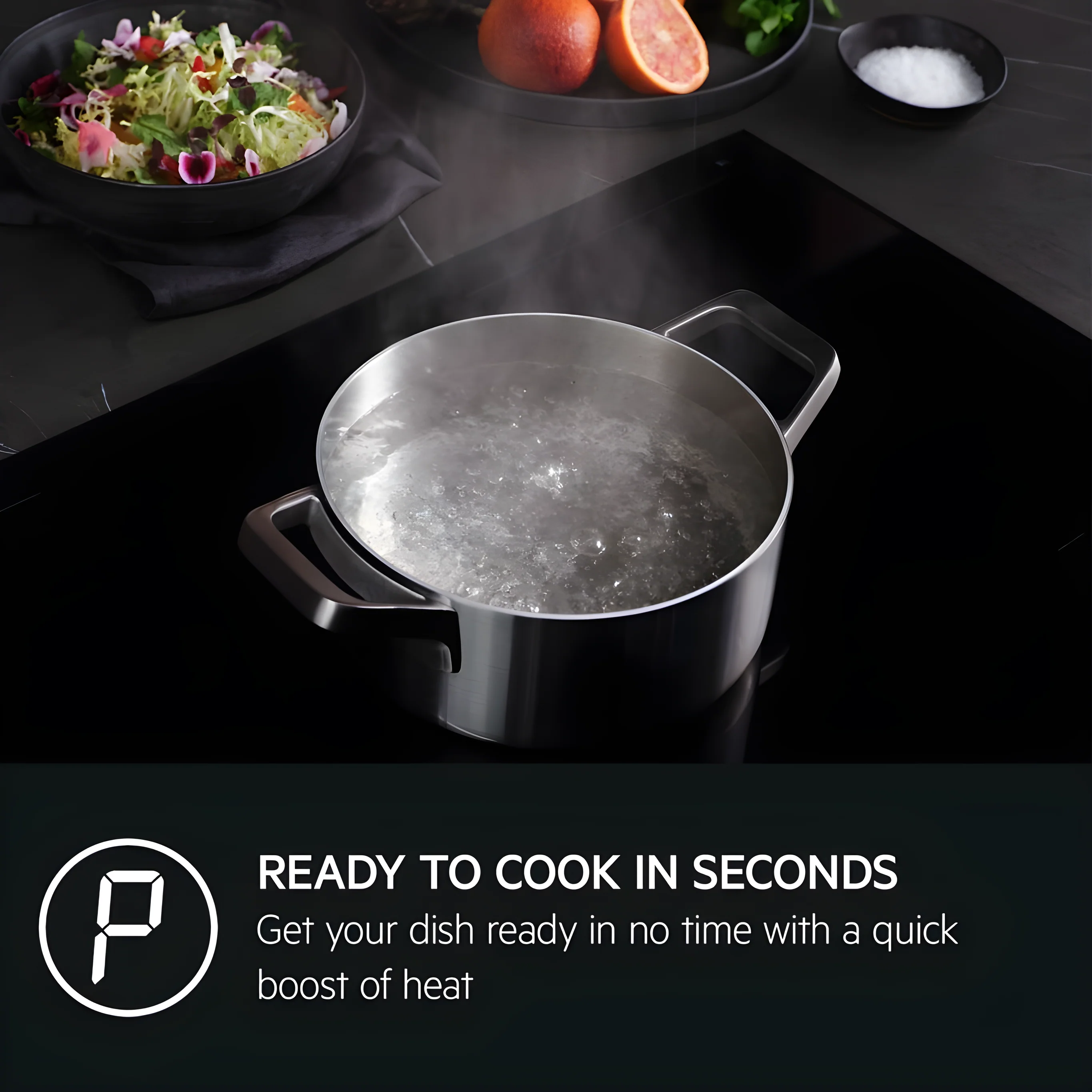 AEG TO64IB00FB - Black Induction Hob - 59cm 4 Zones - Image 5