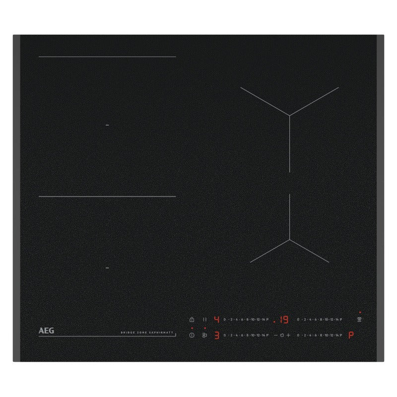 AEG TO64IB00FZ - Black 60cm Induction Hob - 4 Cooking Zones - Image 2