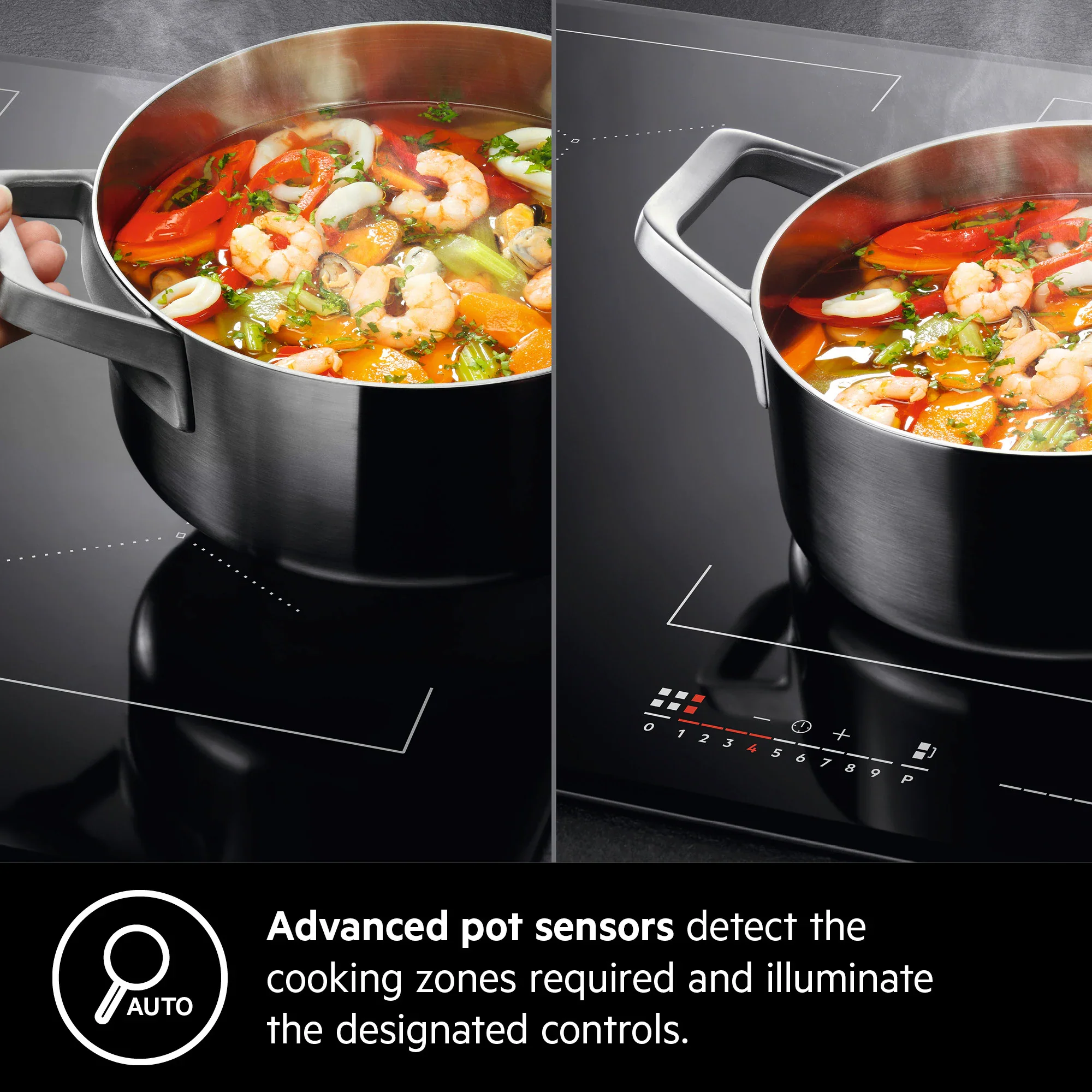 AEG TR84IT00FB - Induction Hob - TotalFlex with Hob2Hood - Image 11