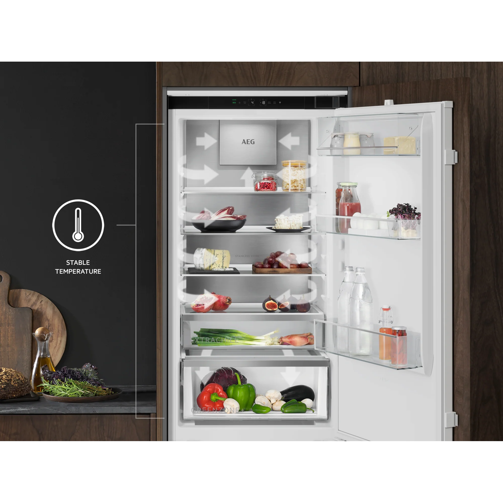 AEG TSC8M181CS - Integrated 70/30 Frost Free Fridge Freezer - C energy - Image 17