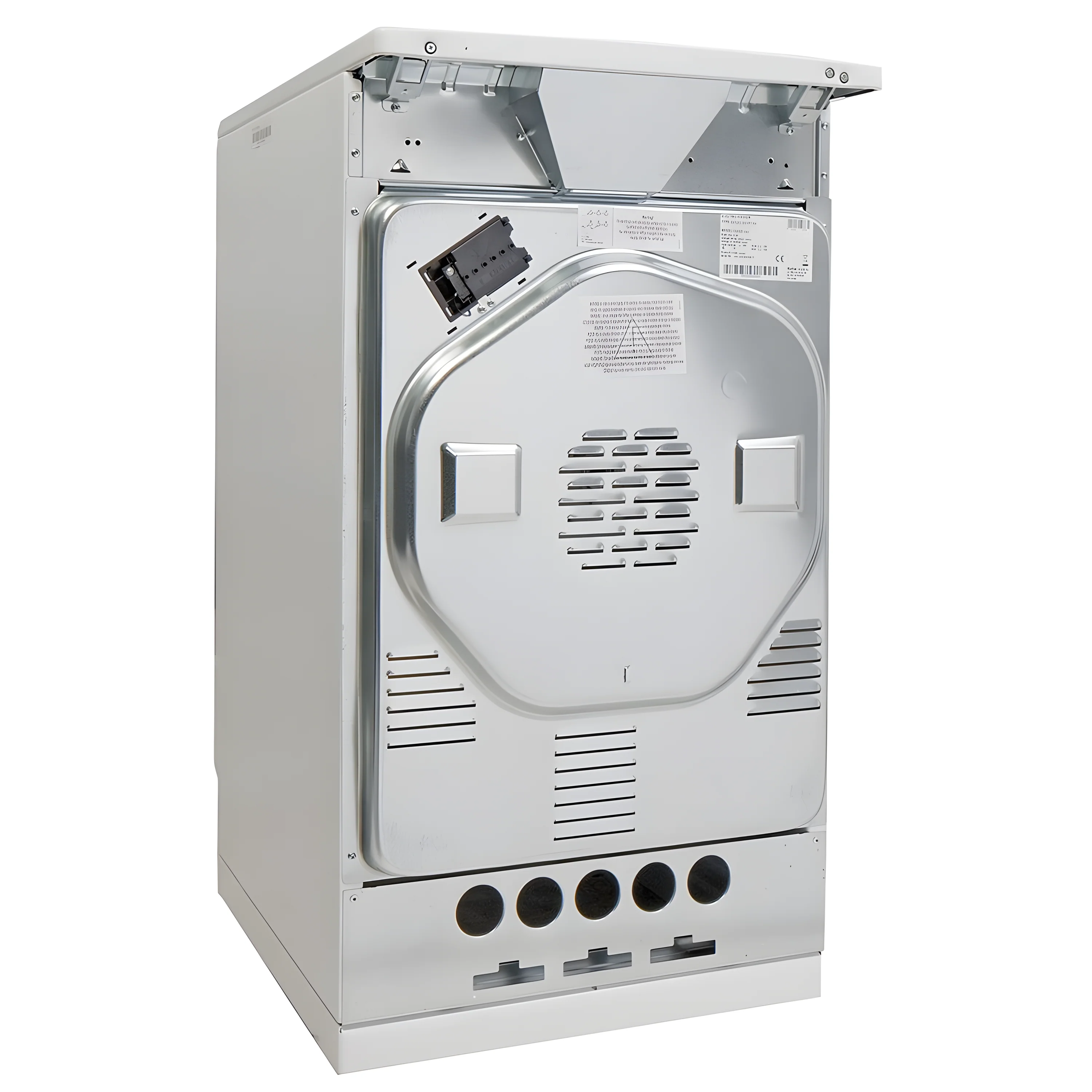 Amica 508EE1W - White 50cm Freestanding Electric Cooker - 4 Zone Solid Plate - 67L - A Energy Rating - Image 3
