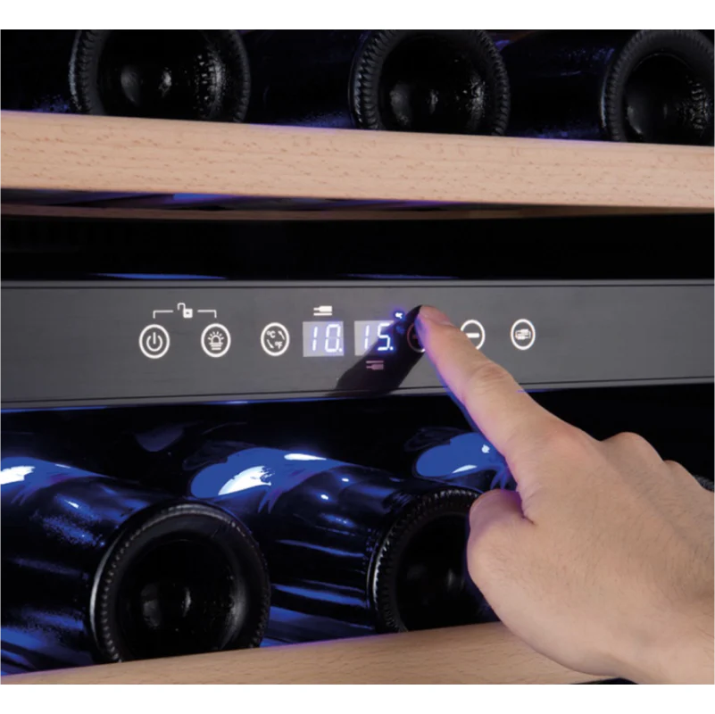 Amica AWC600SS - Stainless steel 46 Bottle Capacity Wine Cooler - G energy - Image 2