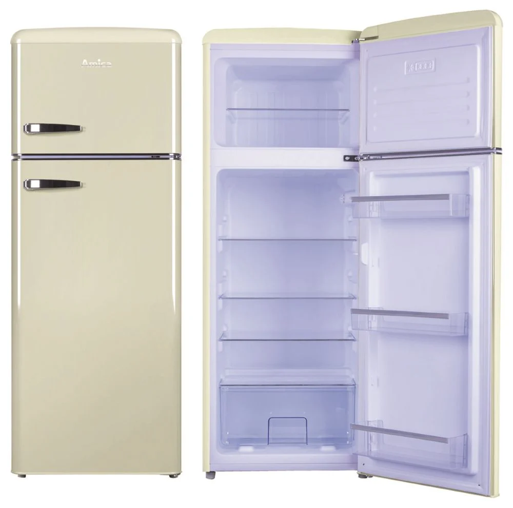 Amica FDR2213C Cream 55cm Static Double Door 30/70 Split - F energy - Image 2