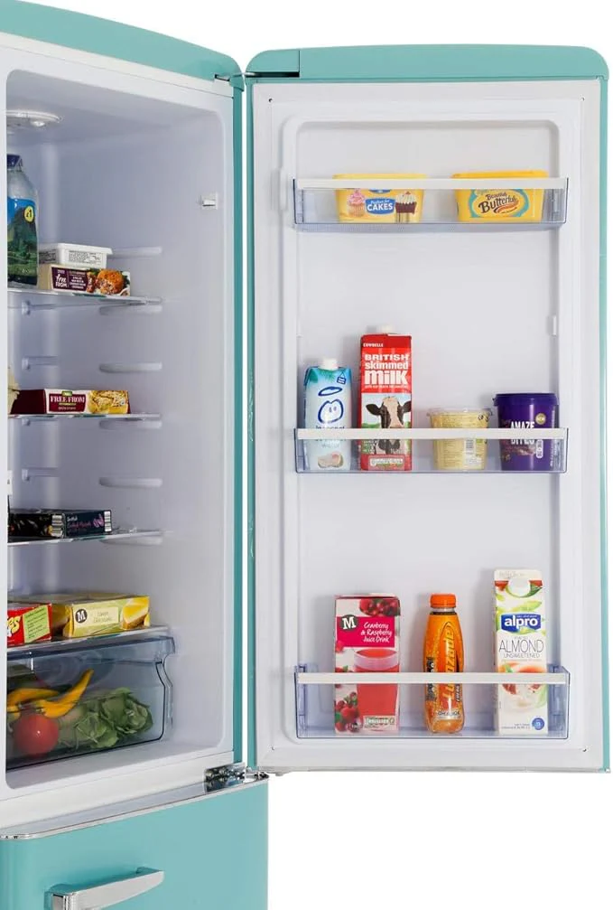 Amica FKR29653DEB - Duck Egg Fridge Freezer - 181L/63L - F Energy - Image 4