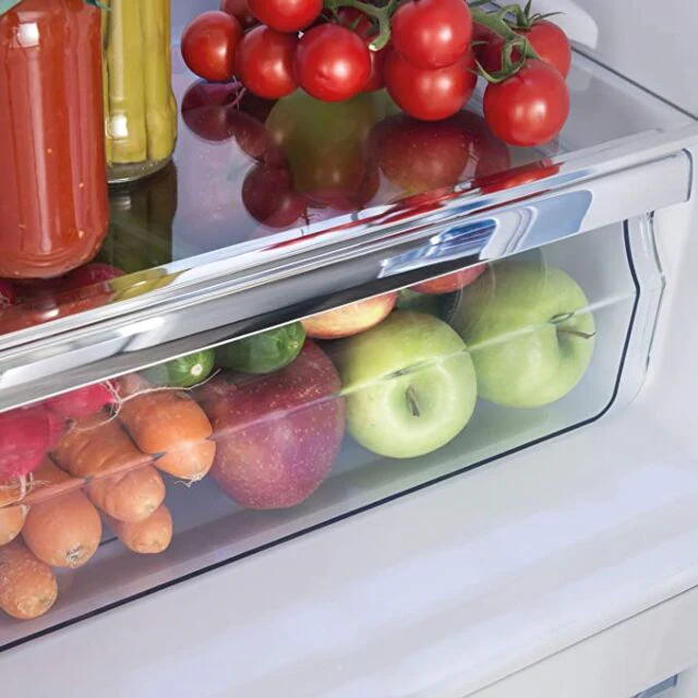 Amica FKR29653R - Red Fridge Freezer - 244L - F Energy - Image 4