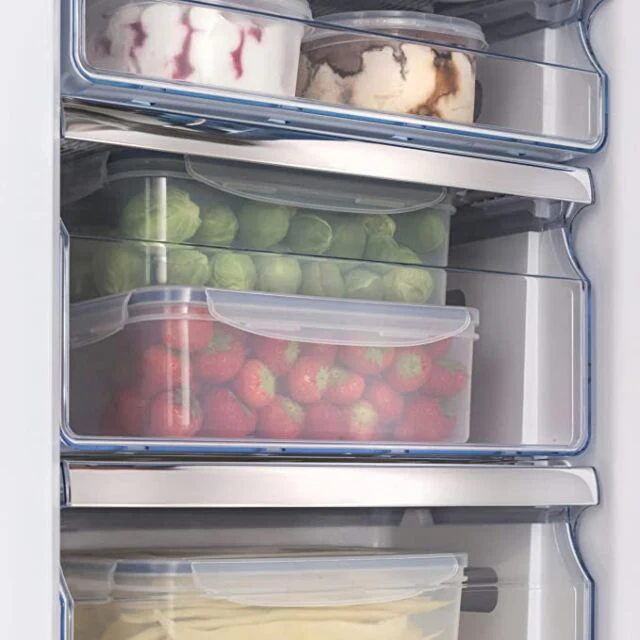 Amica FKR29653R - Red Fridge Freezer - 244L - F Energy - Image 5