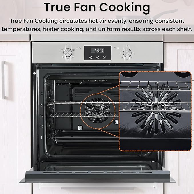 Teknix BITK264ESX - Stainless Steel Single Oven - 70L Capacity - A Energy Rating - Image 7