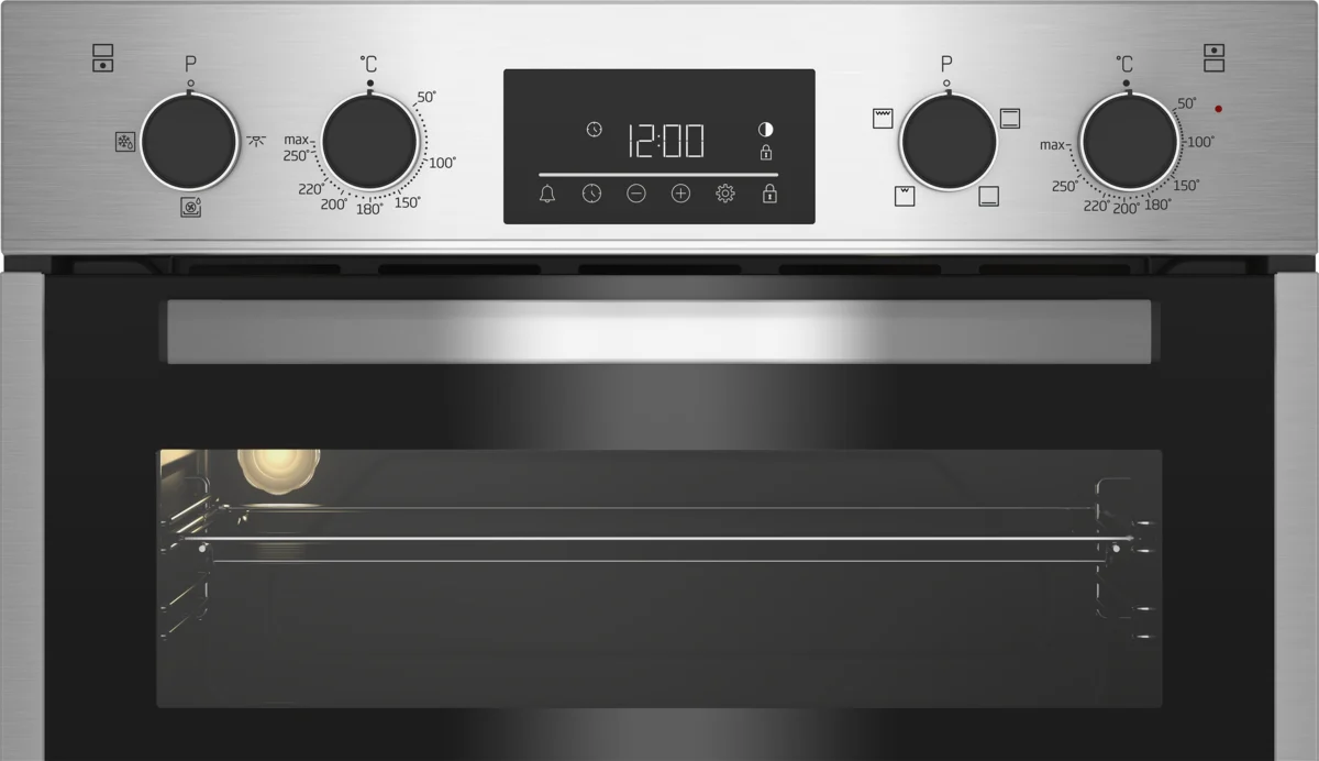 Beko BBDF26300X - Stainless steel Built in Electric Double Oven - Steam Assisted cleaning - A energy - Image 2