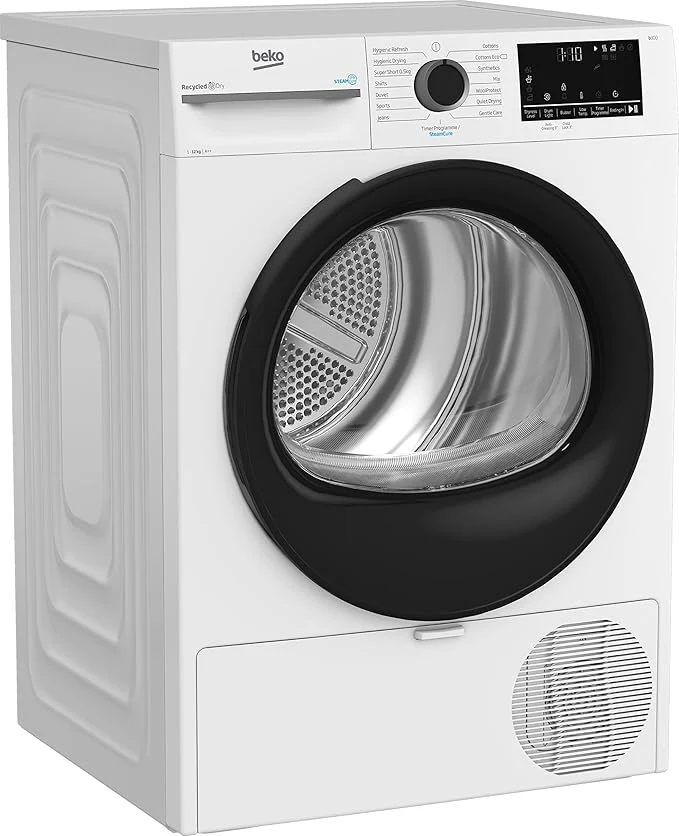 Beko BM3T31233W - White 12KG Tumble Dryer - Heat Pump - E energy