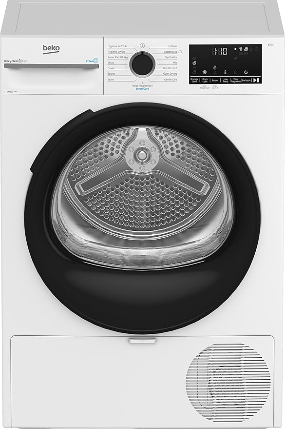 Beko BM3T31233W - White 12KG Tumble Dryer - Heat Pump - E energy - Image 2