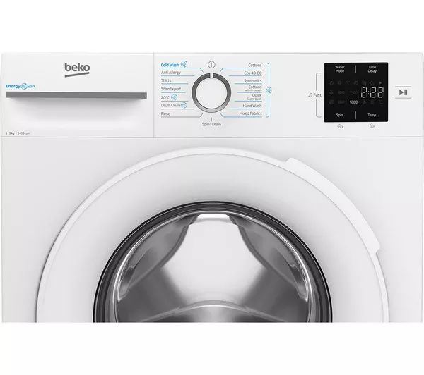 Beko BM3WT3941 - White 9KG Washing Machine - 1400 RPM - A Energy - Image 3