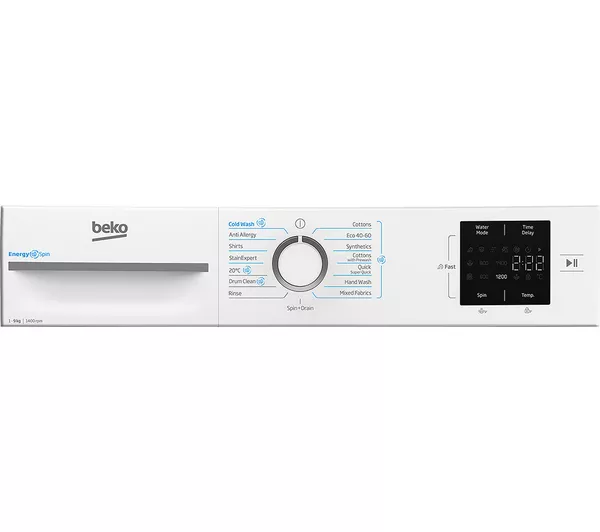 Beko BM3WT3941 - White 9KG Washing Machine - 1400 RPM - A Energy - Image 5