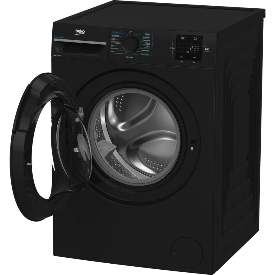 Beko BMN3WT3841B - Black 8KG Washing Machine - 1400 RPM - A Energy - Image 2
