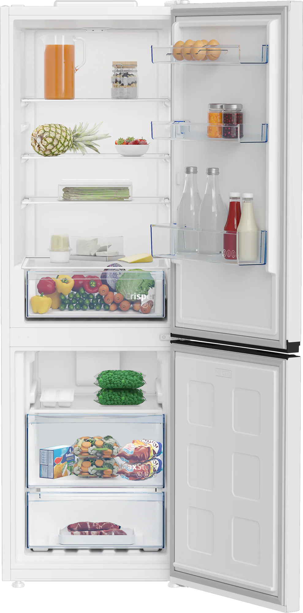 Beko CFG4686W - White Fridge Freezer - 325L - E Energy Rating - Image 3