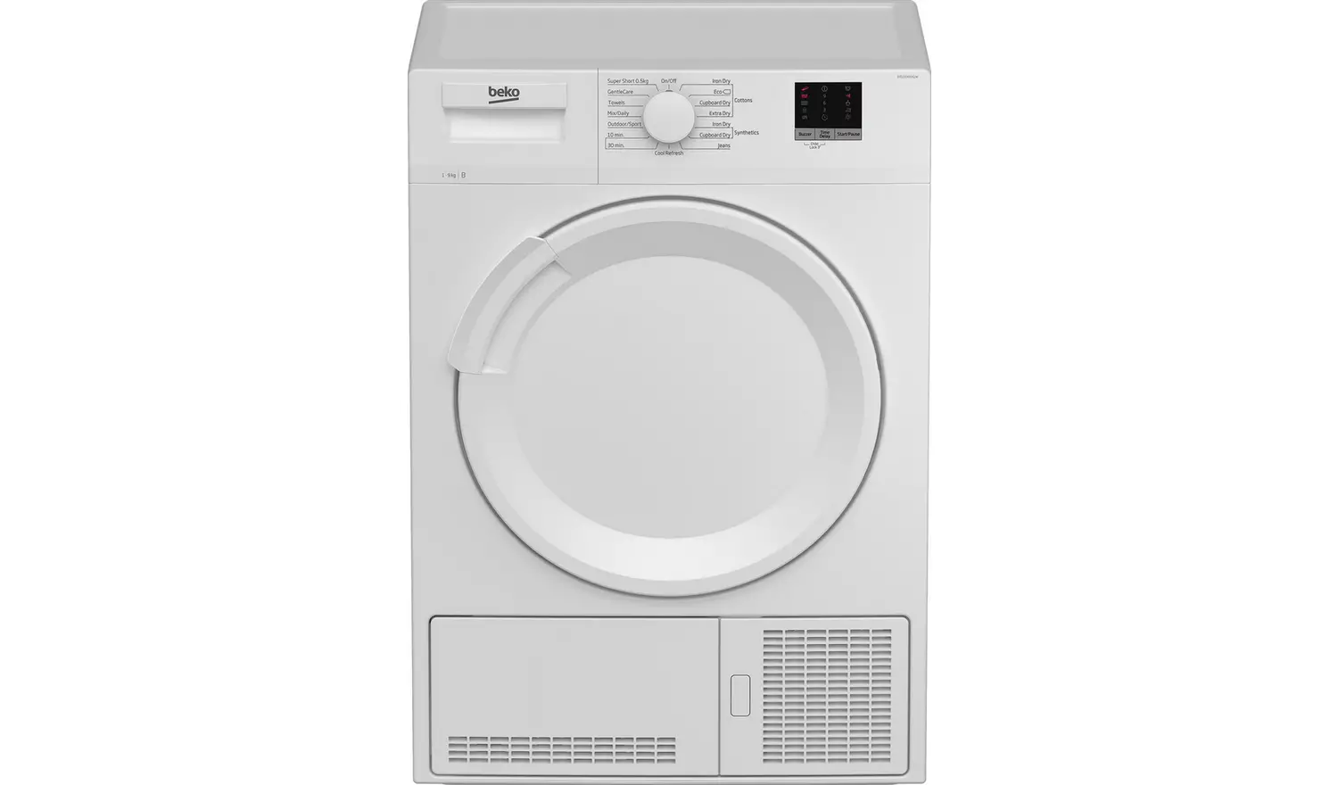 Beko DTLCE90051W - White 9KG Condenser Tumble Dryer - B Energy Rating - Sensor Dry - Image 4