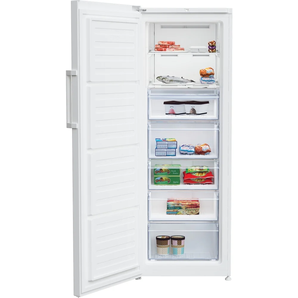 Beko FFP4671W - White Tall Freezer - 256L - E Rated - Image 3