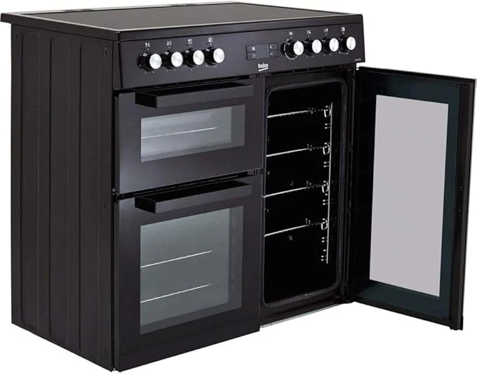 Beko KDVC90K - Black Electric Range Cooker - 167L - A Energy Rating - Image 2