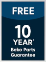 Beko WTL104121W - White 10KG Washing Machine - 1400 RPM - B energy - Image 2