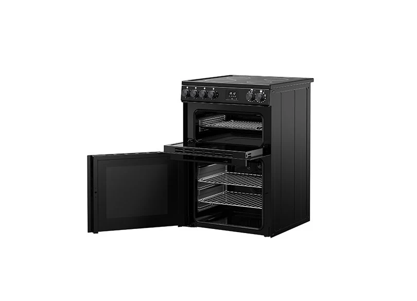 Belling BEL FSA VISION 60E BLK 444412049 - Black & Silver Steel Cooker - 99L Capacity - Image 3