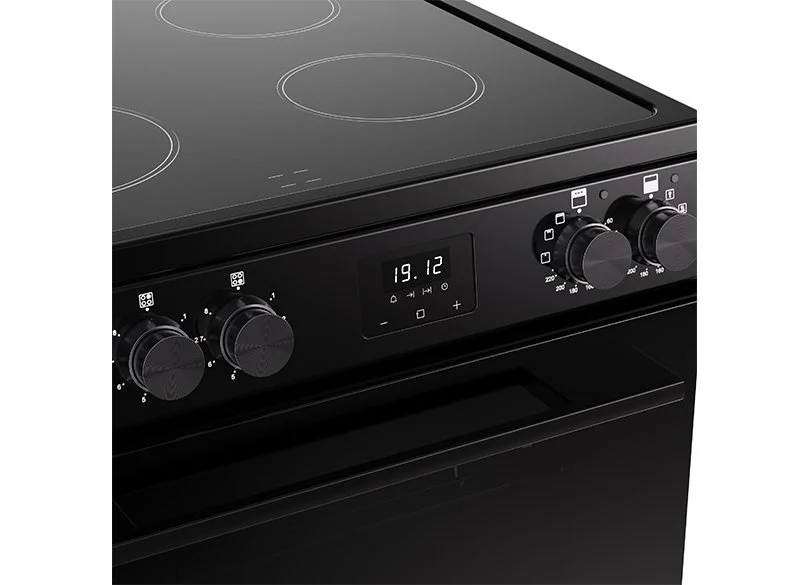 Belling BEL FSA VISION 60E BLK 444412049 - Black & Silver Steel Cooker - 99L Capacity - Image 7