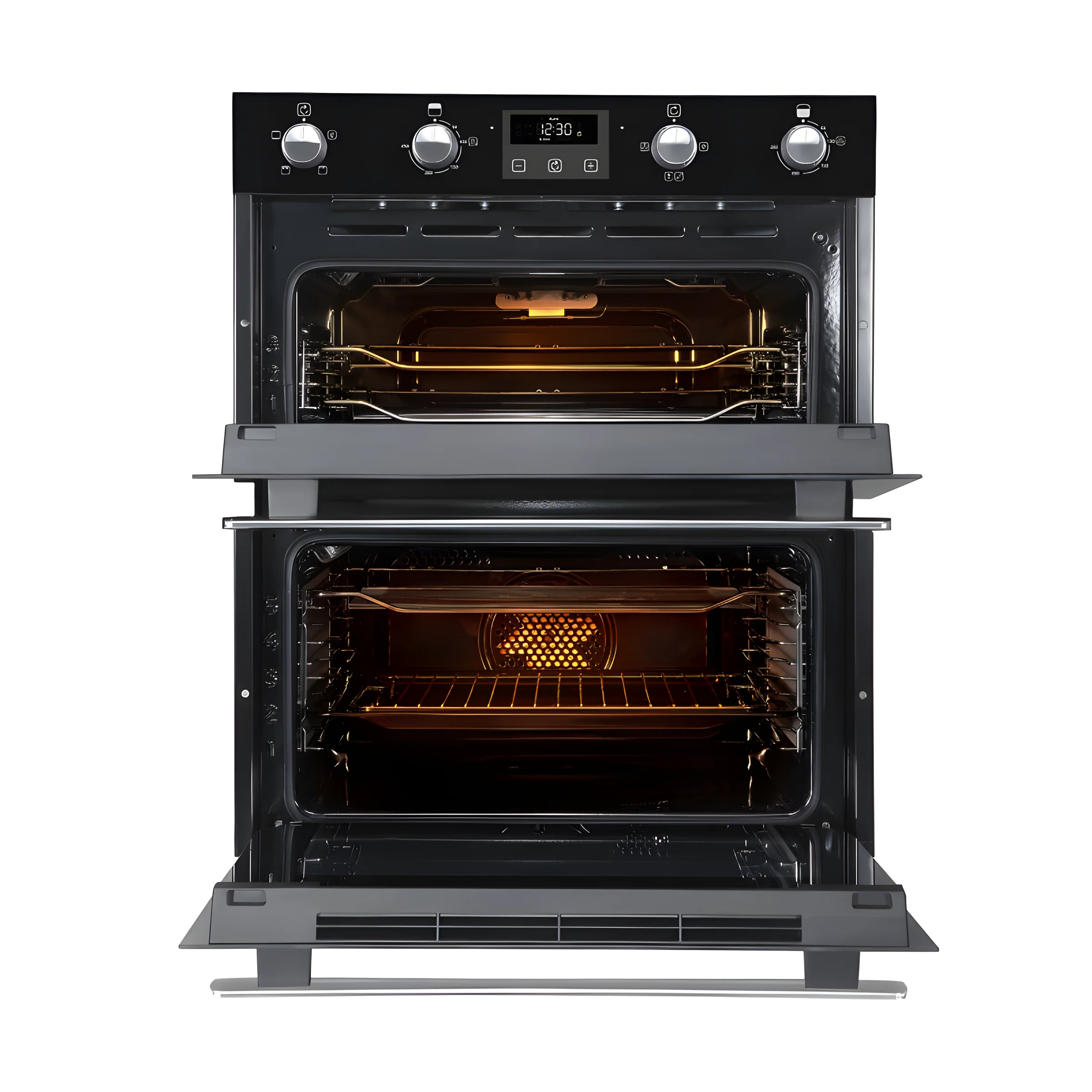 Belling BI702FPCT Blk 444444784 - Black Built under Electric Double Oven - A energy - Image 2